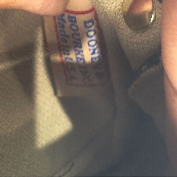 Authentic Dooney & Bourke Signature Blue and Grey Fabric Wristlet Wallet - Picture 15 of 15